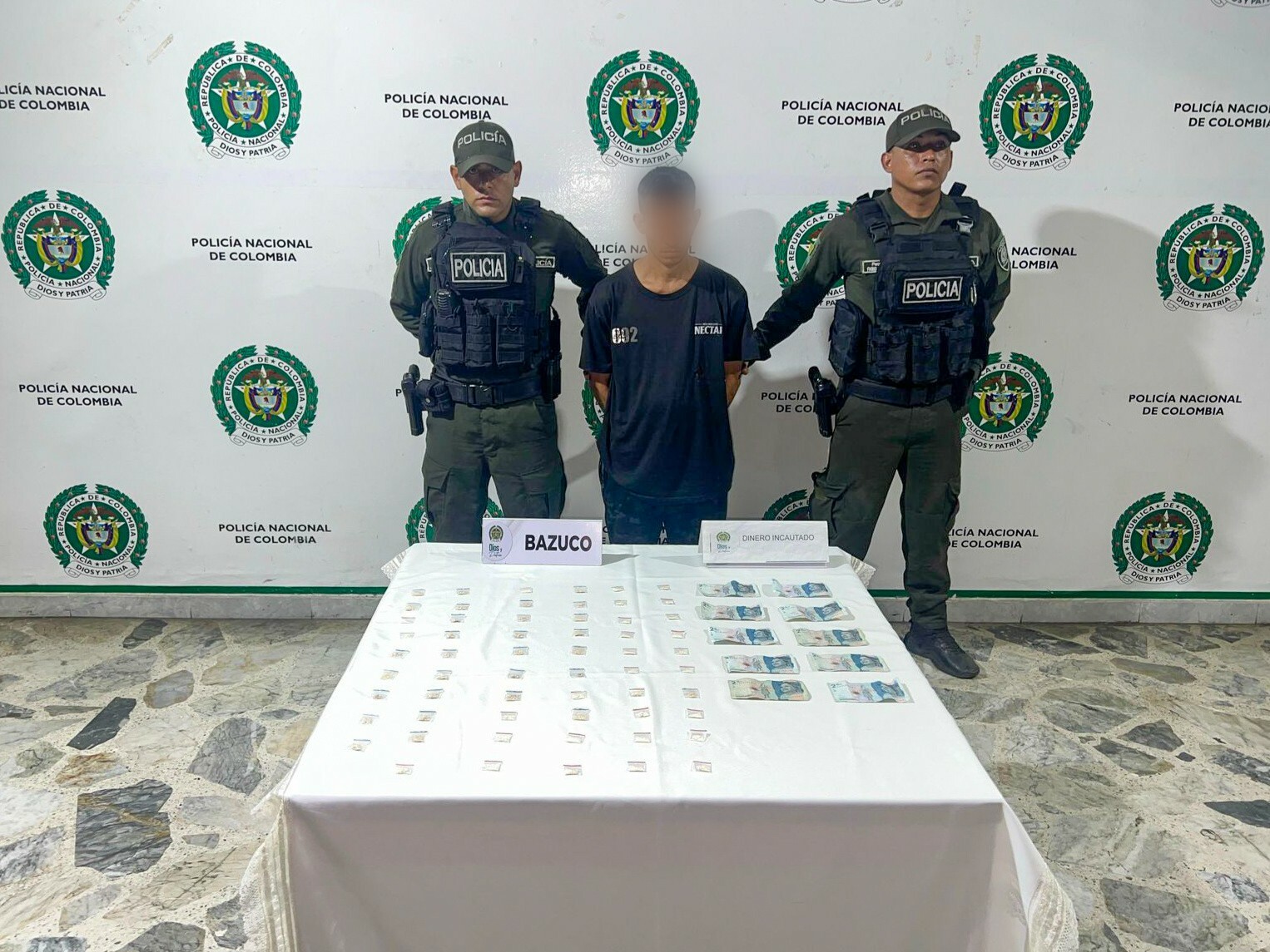 Alias “Lucho” cayó con bazuco en zona boscosa de Picaleña