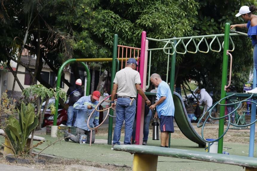 Intervienen parque del 2 de Junio tras jornada de recuperación
