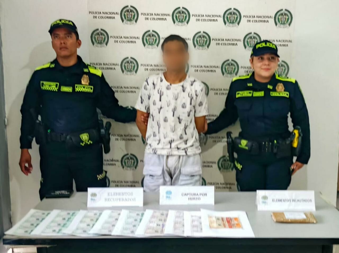 Capturan a presunto ladrón reincidente tras robo en comercio