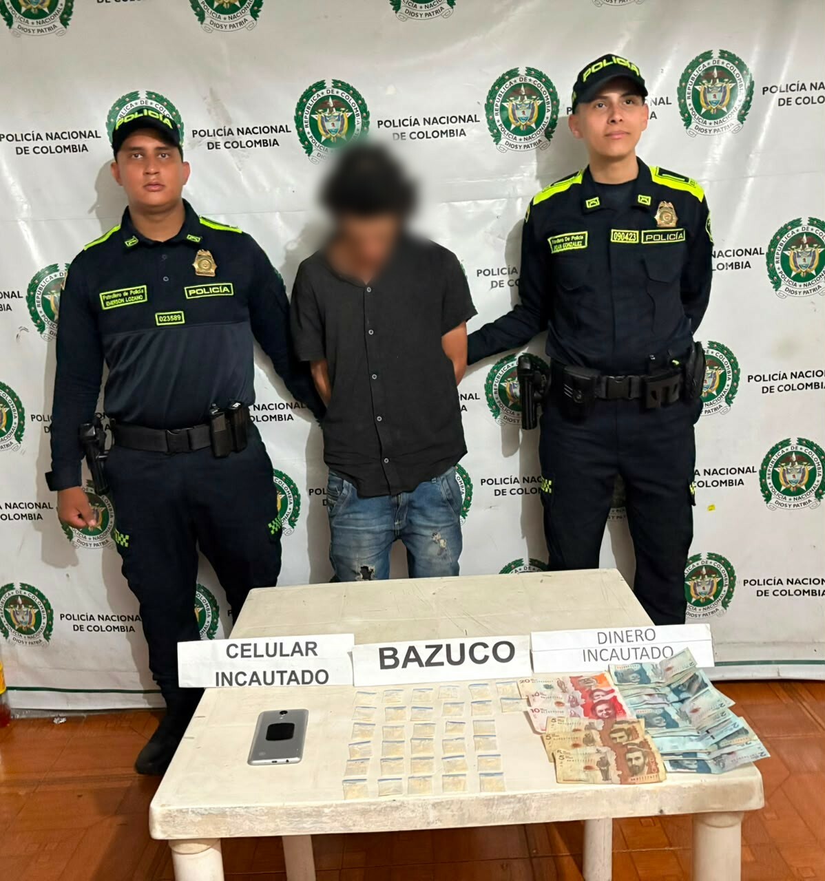 Captura en Fresno tras hallazgo de cocaína y dinero en operativo policial