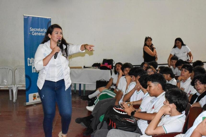 Más de 2.500 estudiantes fortalecen cultura de paz