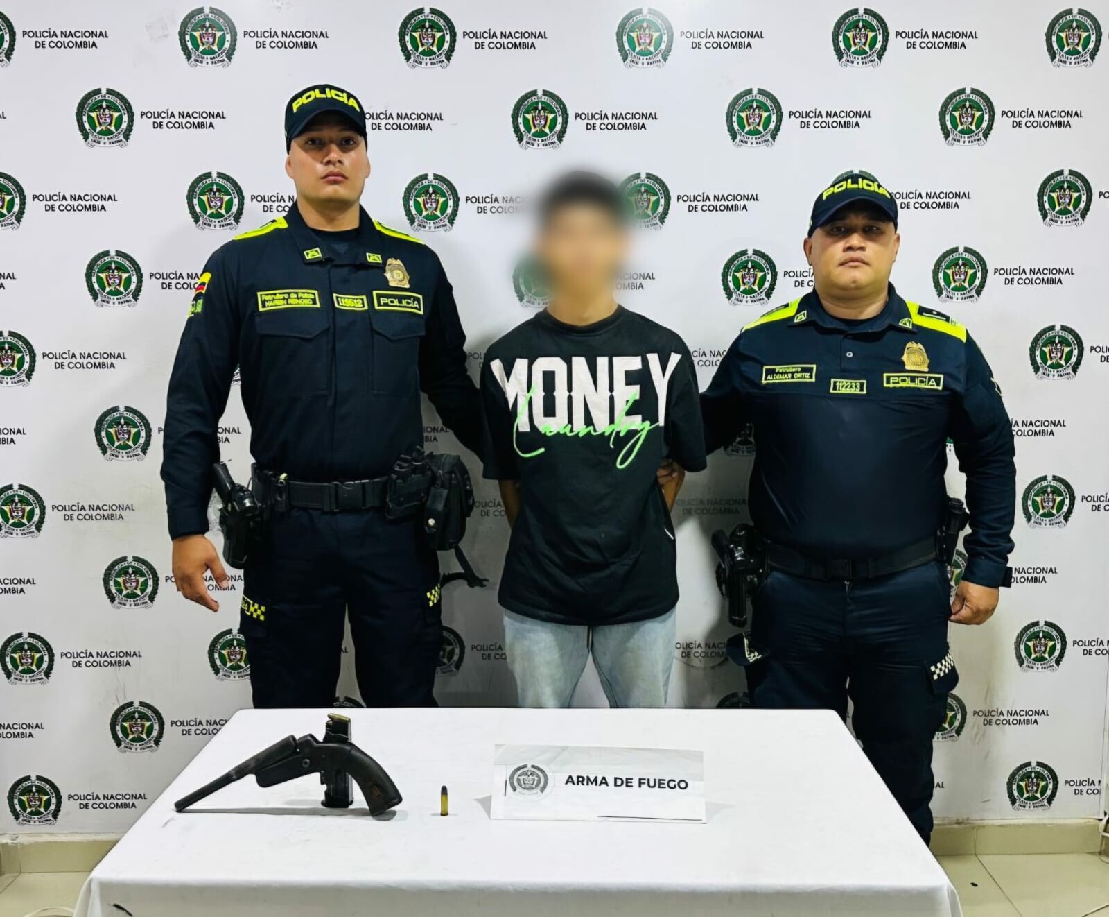 Capturan a alias "El Paisa" con arma artesanal en Ibagué
