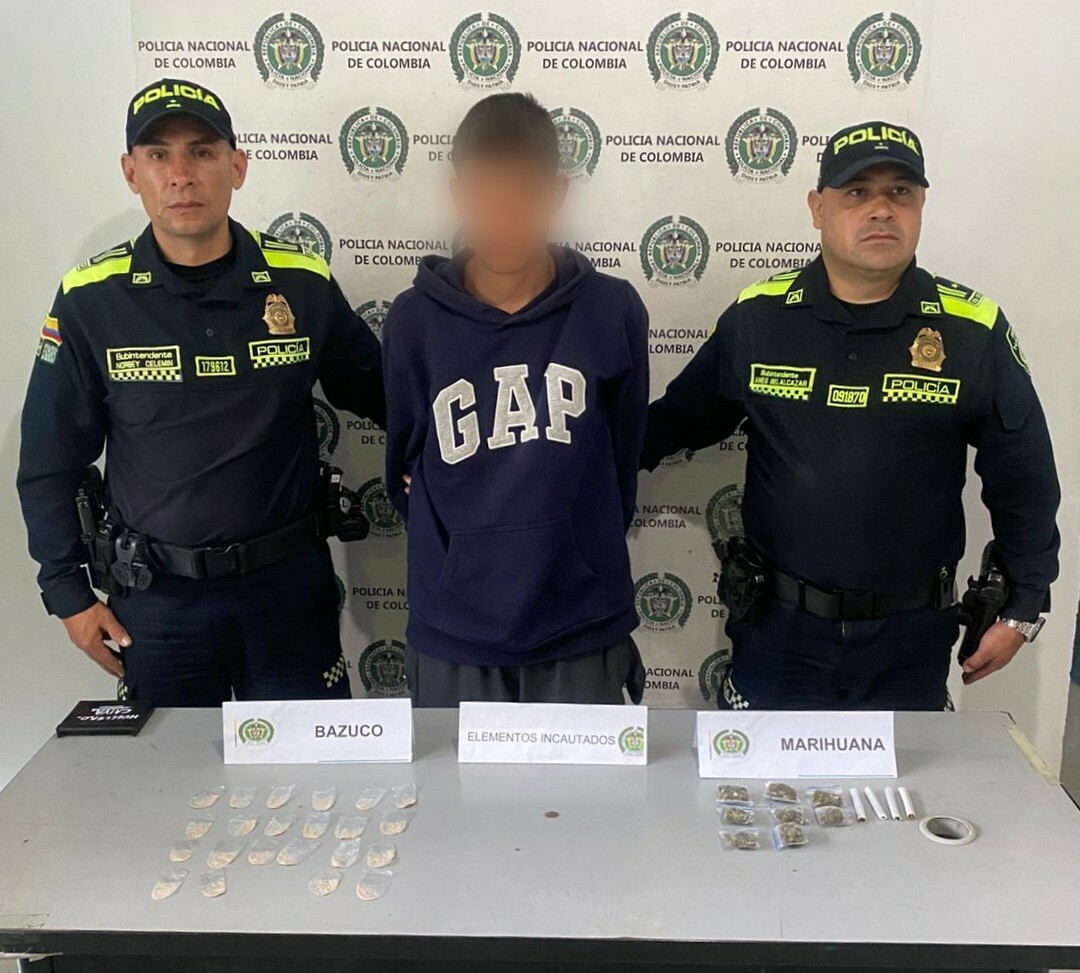 Capturan joven con dosis listas para presunta venta en El Bosque