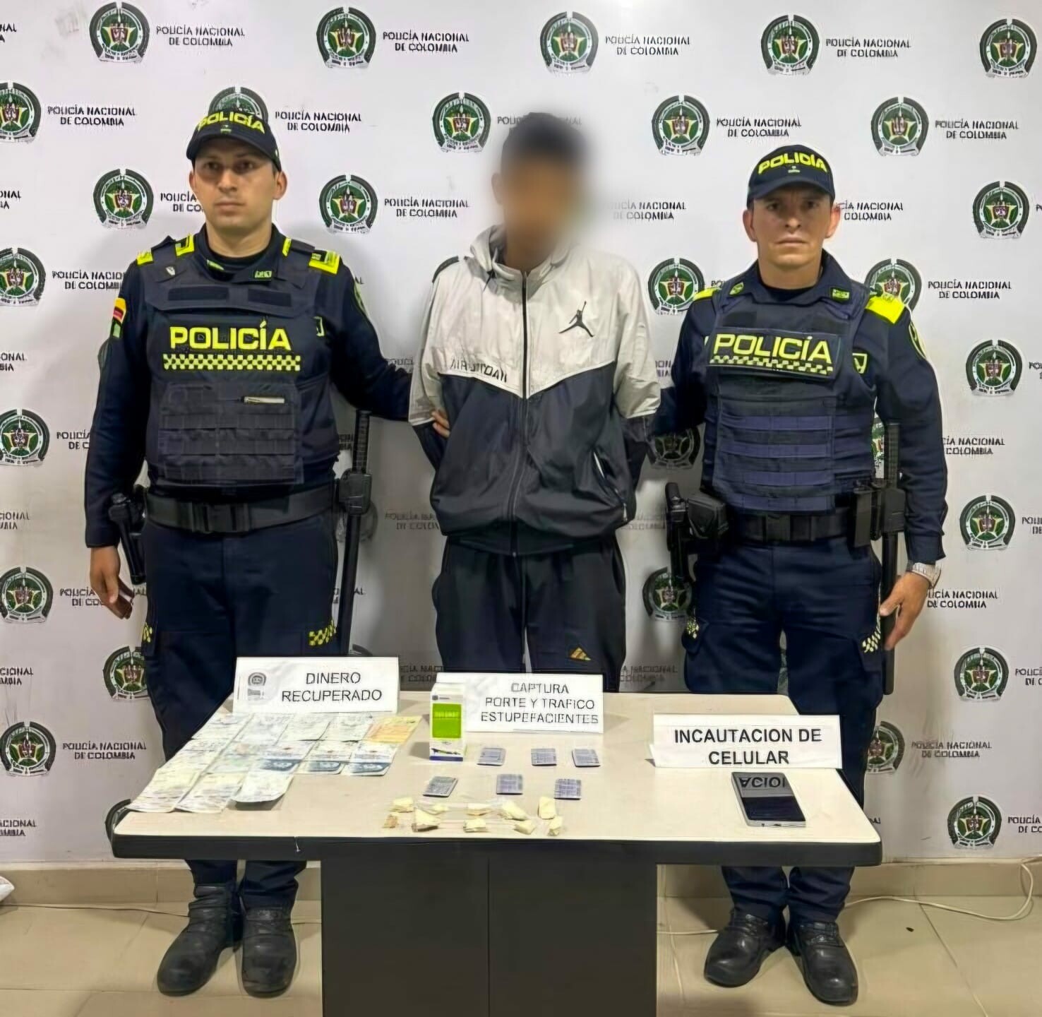 Capturan a joven con coca, ketamina y clonazepam en Ibagué