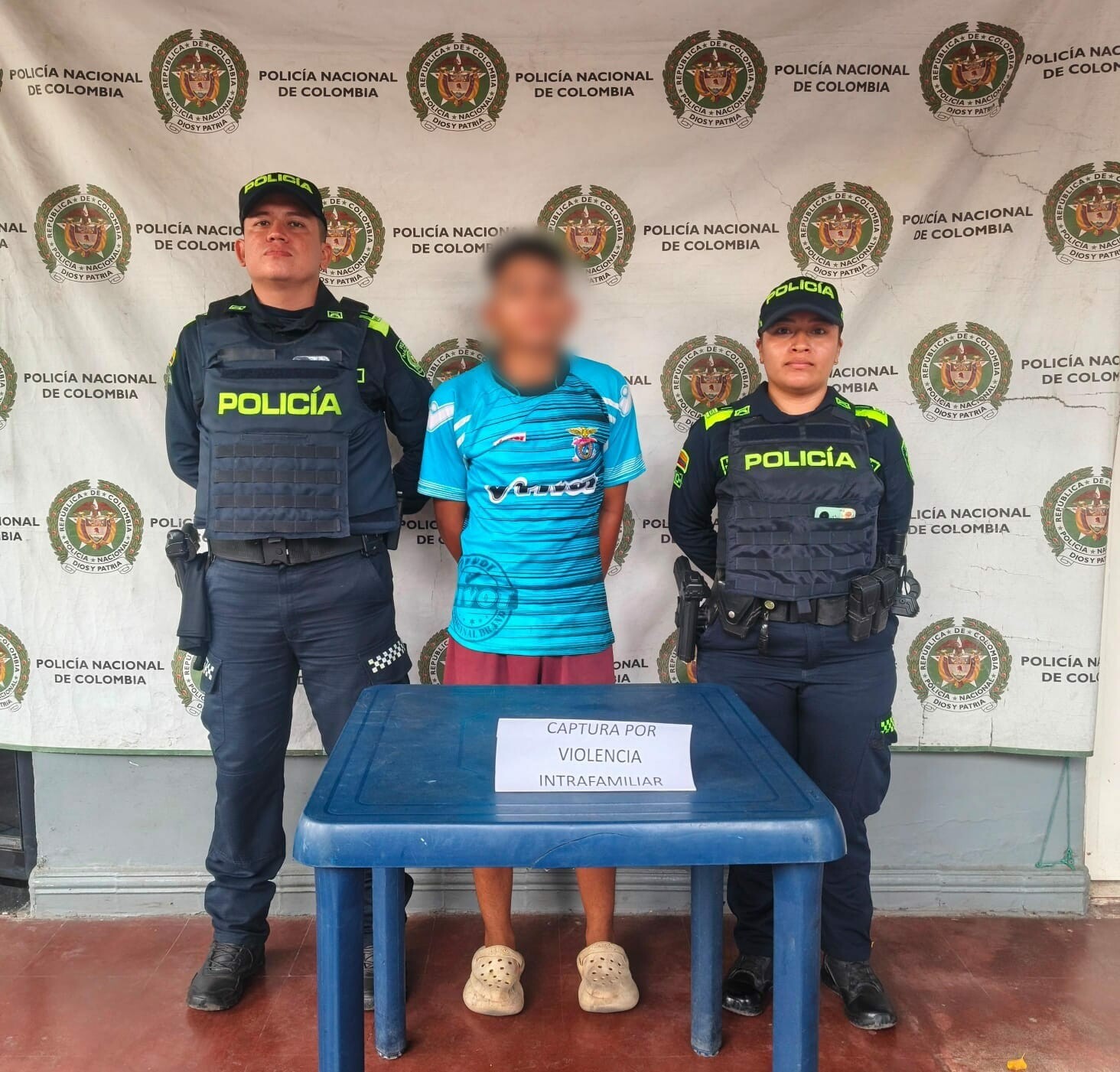 Hombre fue capturado tras presunta agresión a su madre en Saldaña