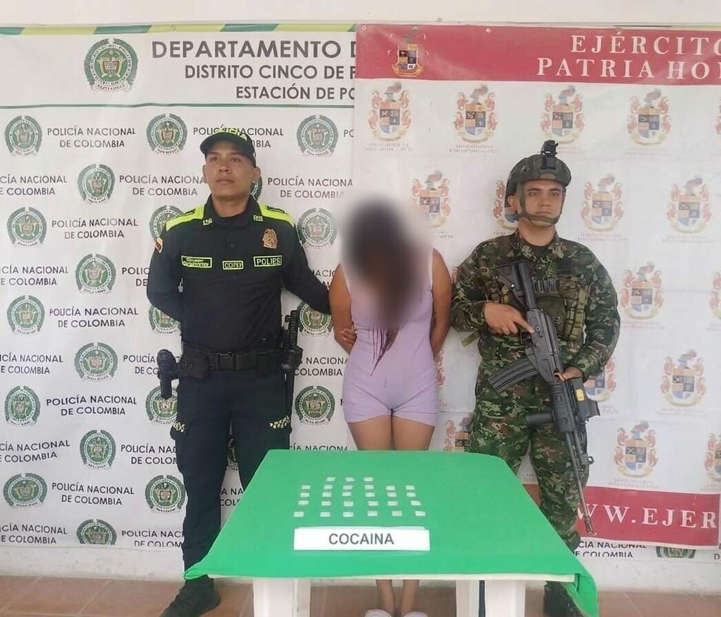 Hallan 27 dosis de cocaína durante operativo en Chaparral.