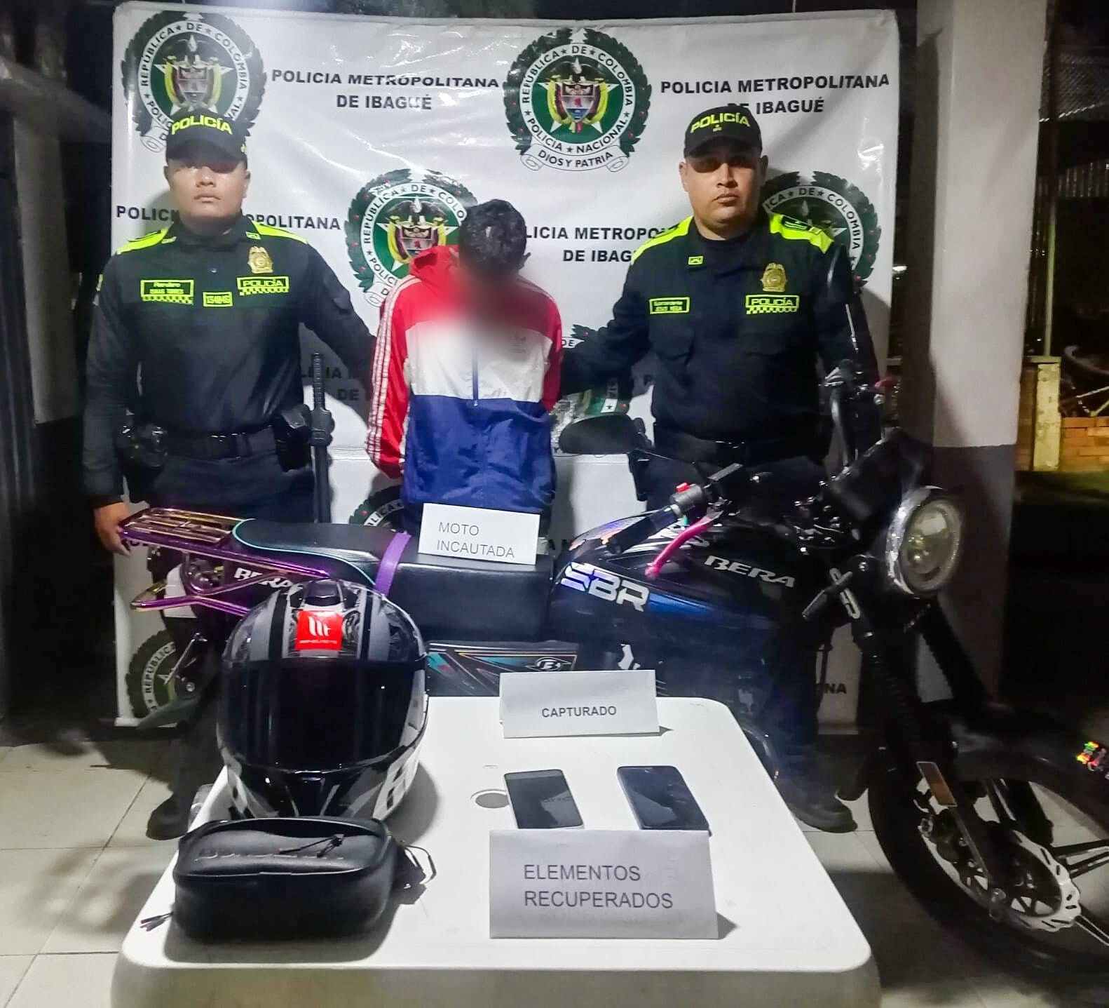 Alias “Pocho” cayó tras presunto asalto en el norte de Ibagué