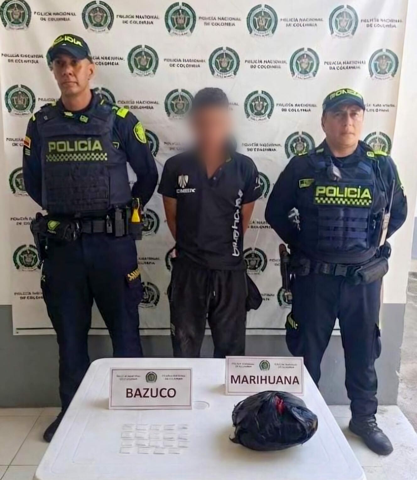 Capturan a presunto expendedor con más de 600 gramos de droga