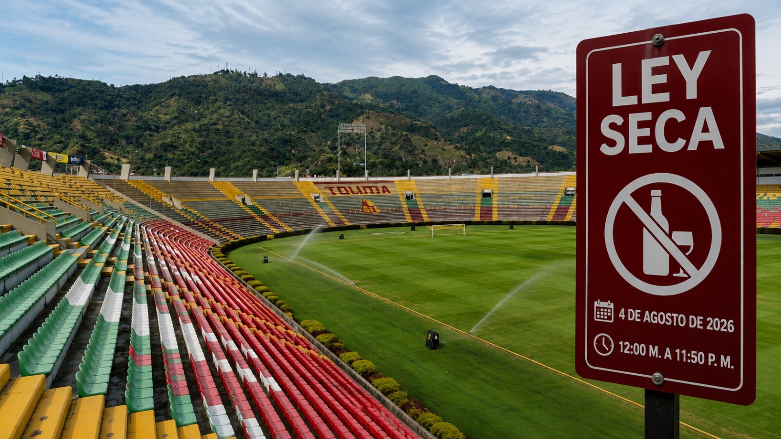 Ibagué restringirá venta de licor por partido entre Tolima y Medellín