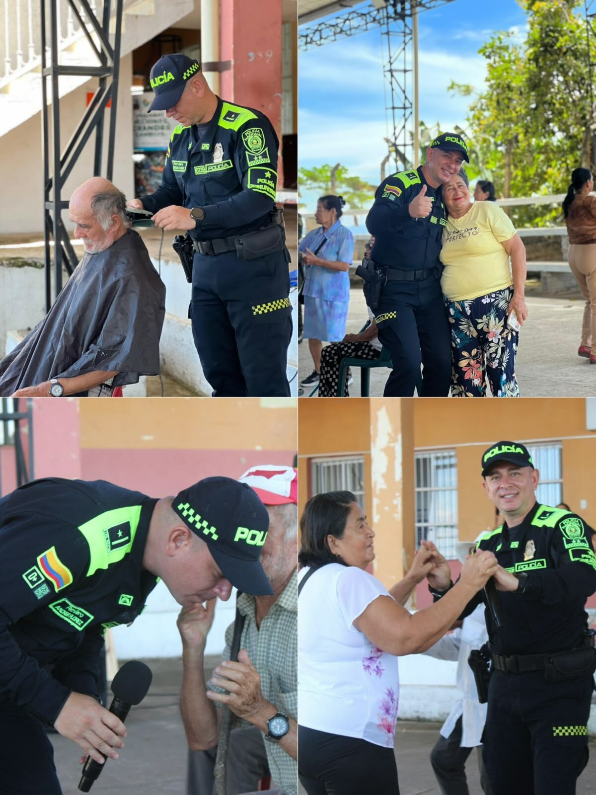 Patrullero gestionó apoyo para recuperar la vivienda de dos adultos mayores