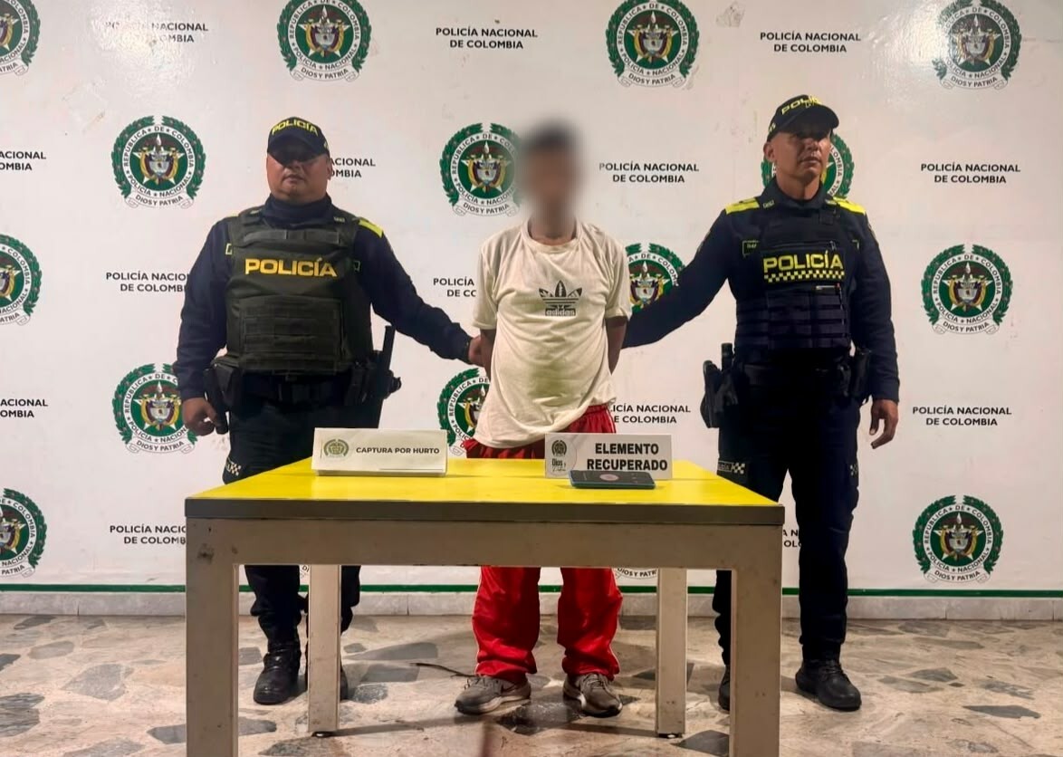 Un celular robado desde un bus terminó con una captura