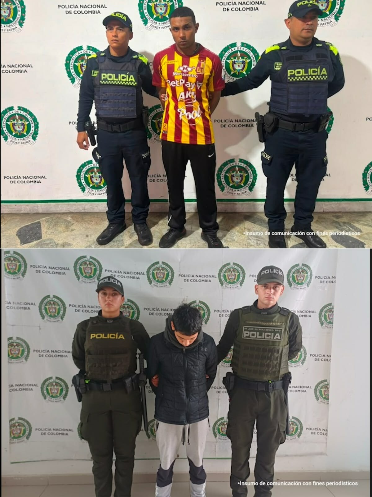 Dos asegurados por homicidios ocurridos en Ibagué y Melgar