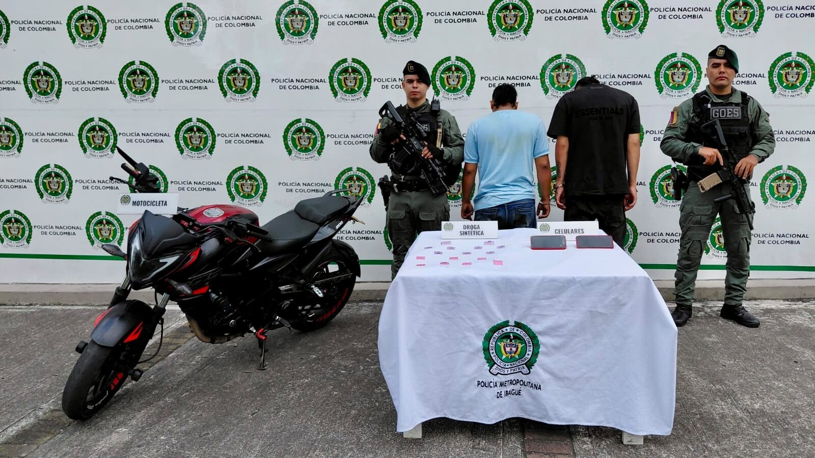 Dos capturados con 60 gramos de tusi en el sur de Ibagué