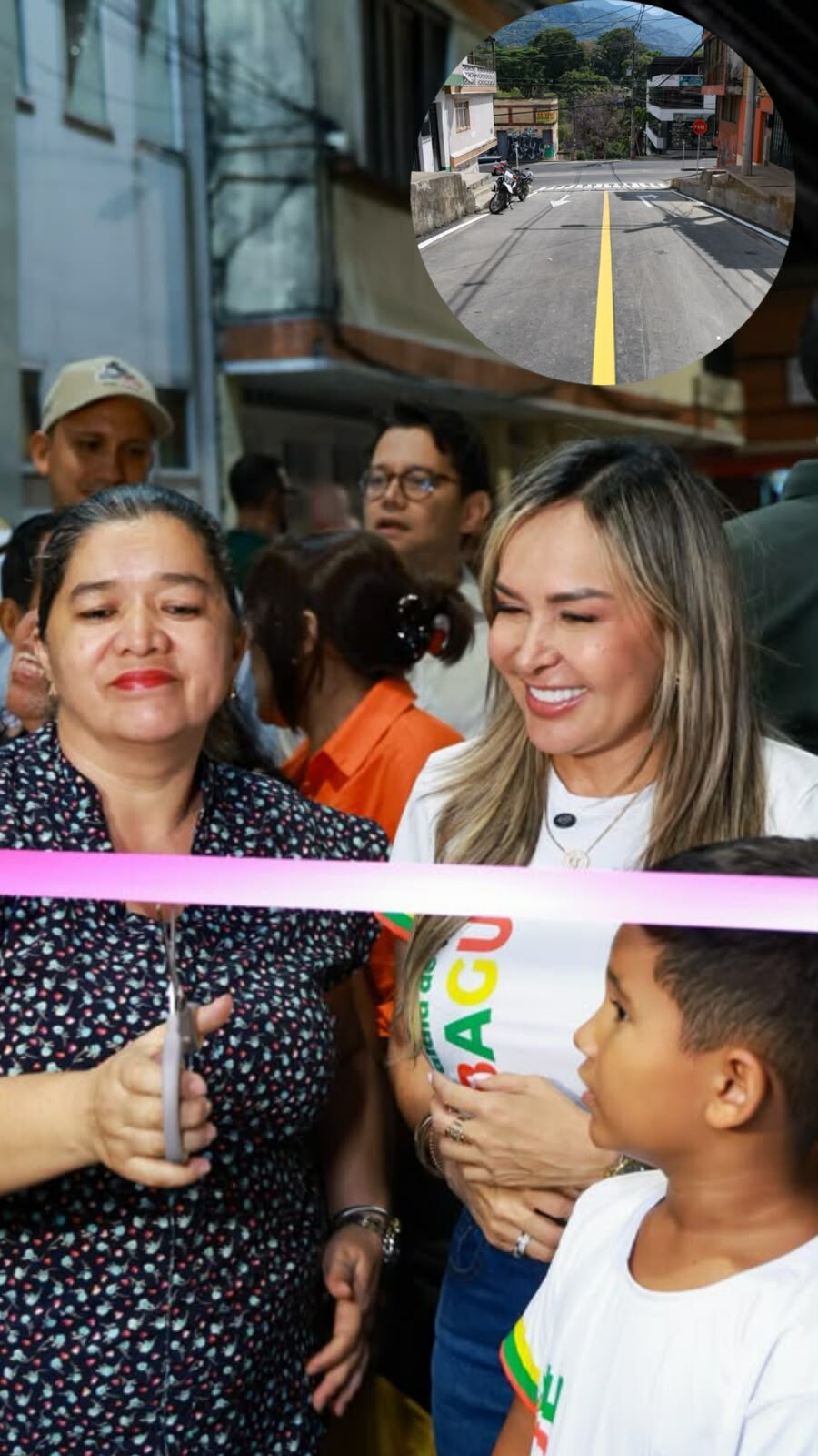 Tras 40 años de espera, Pueblo Nuevo recibe vía pavimentada