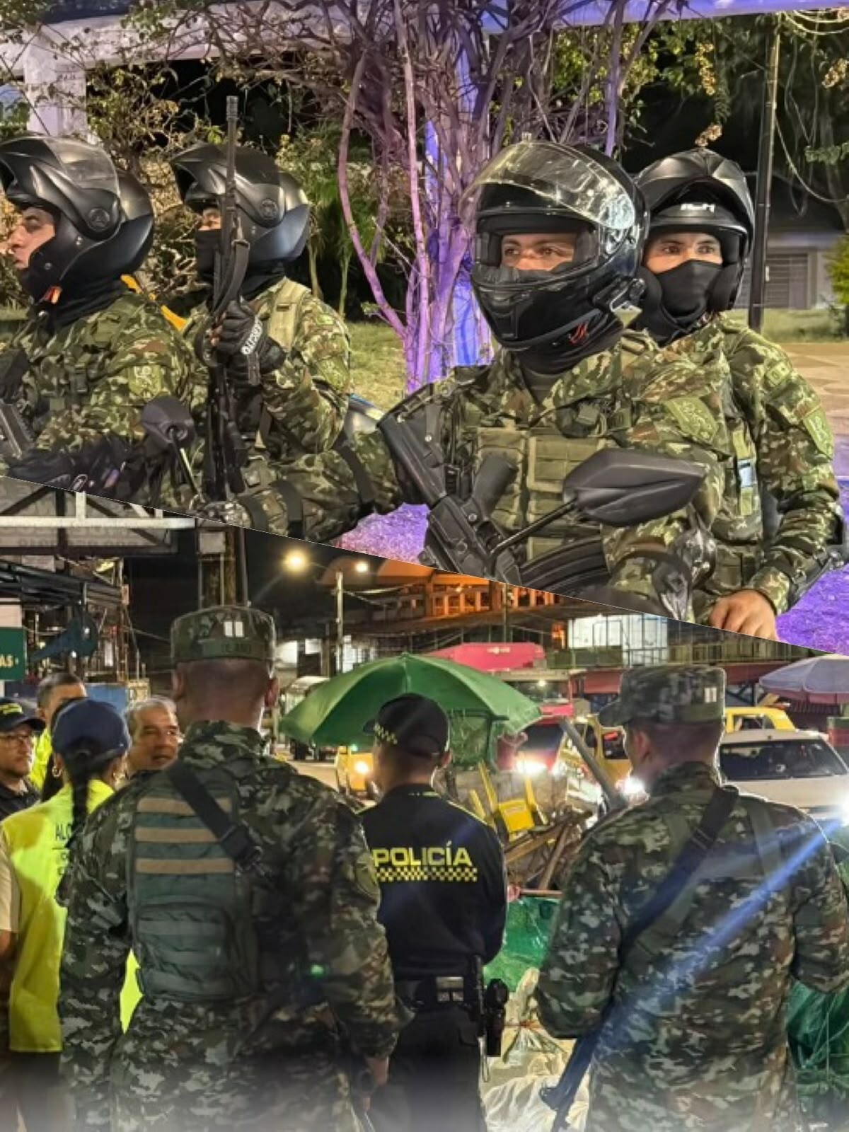 Ejército y Policía intensifican controles nocturnos en calles de Ibagué