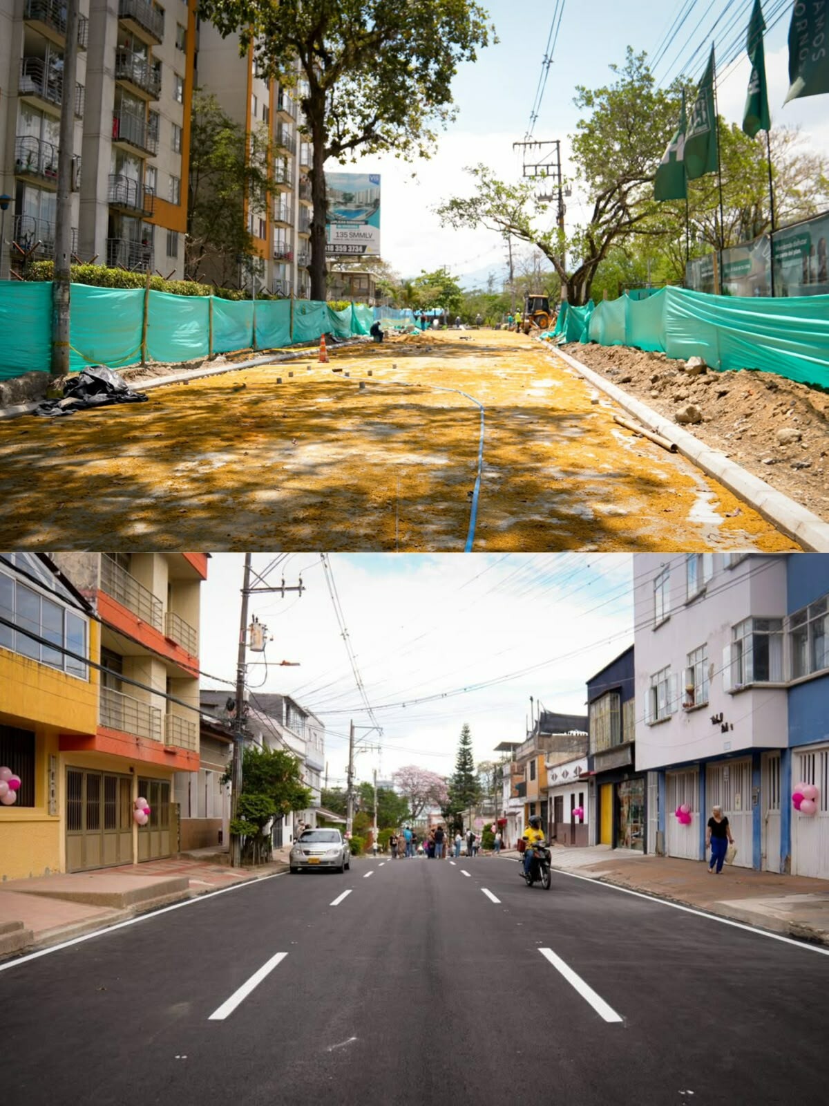 Tras 1.000 días, Ibagué reporta 300 cuadras pavimentadas