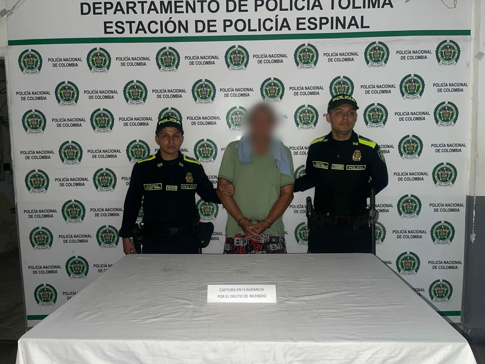 Hombre de 67 años fue capturado tras incendio en zona boscosa