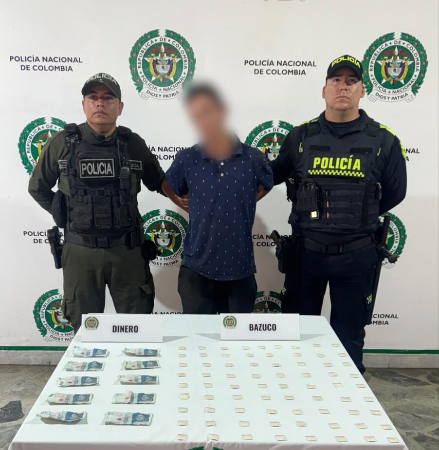 Hombre fue sorprendido con bazuco en conocido sector de Belén