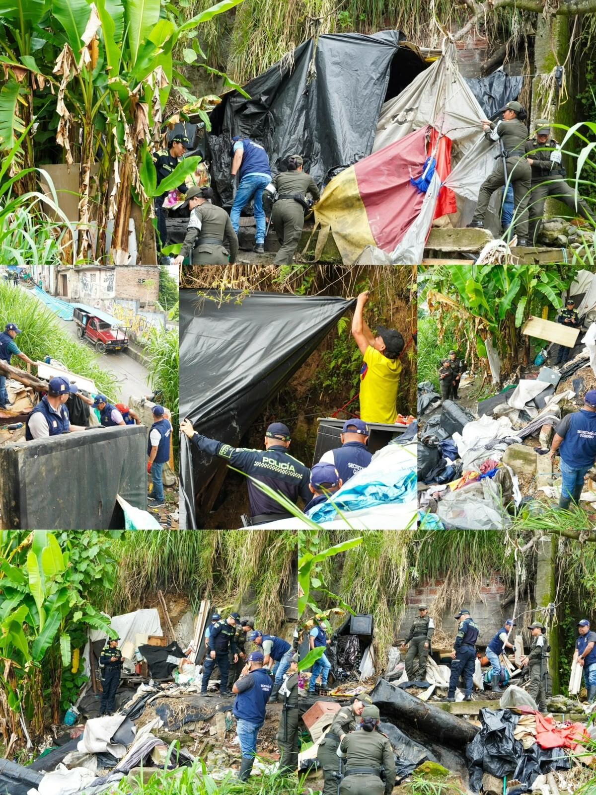 Denuncias por inseguridad destaparon la presencia de seis cambuches en la 14