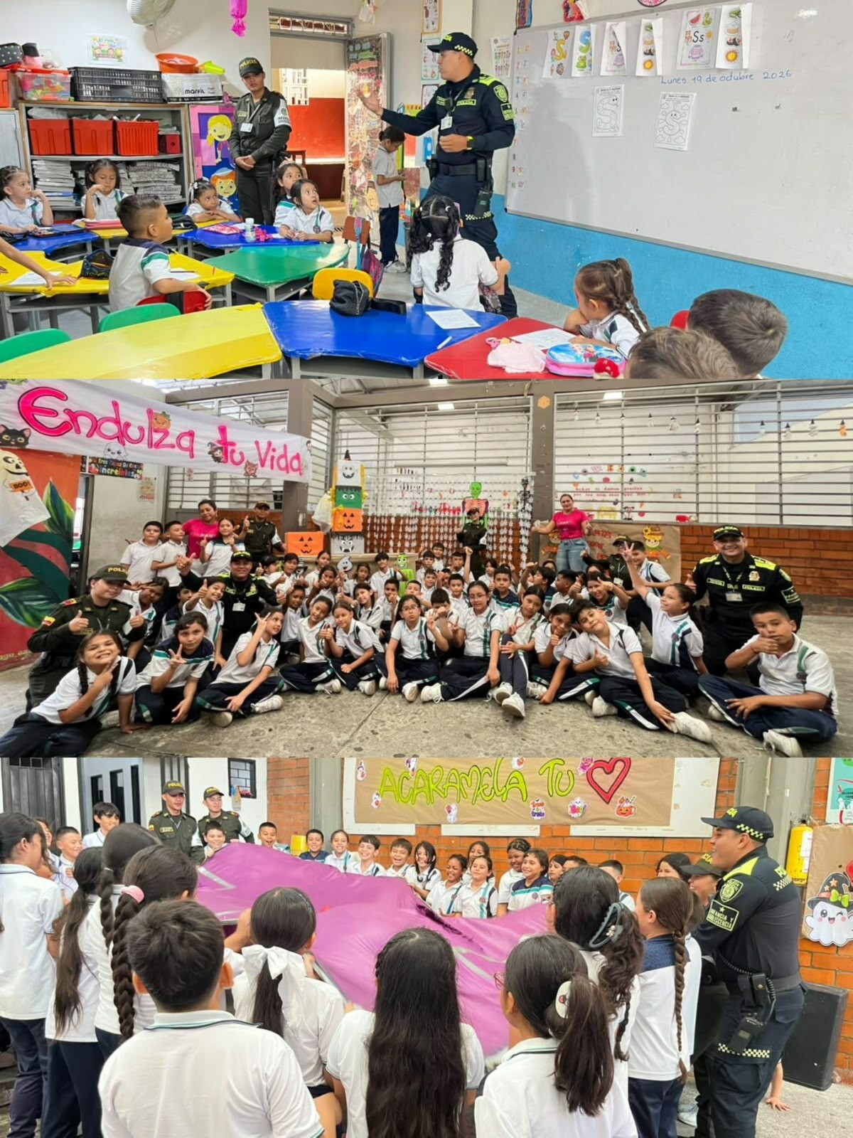 Policía advierte sobre riesgos para menores durante celebración de Halloween en Ibagué