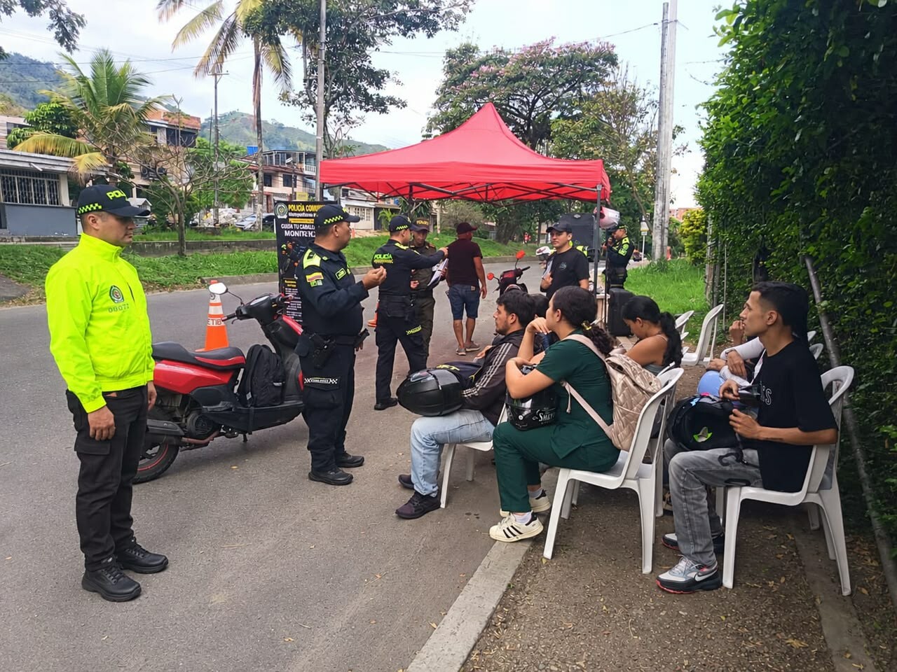 Marcan 120 motocicletas ante el riesgo de hurto en Ibagué
