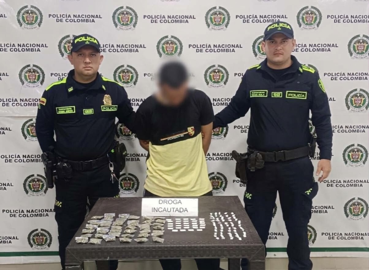 Cayó con 125 dosis de droga en un parque de Armero Guayabal