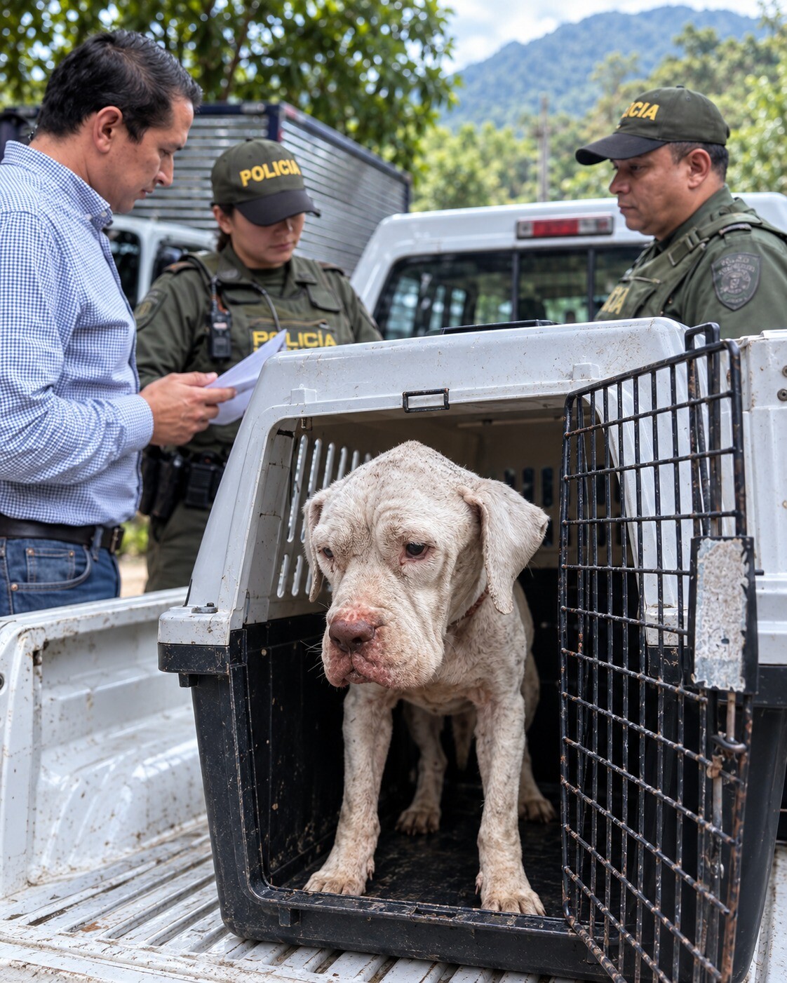Perrita llevaba 15 días enferma y fue rescatada por presunto maltrato en Ibagué