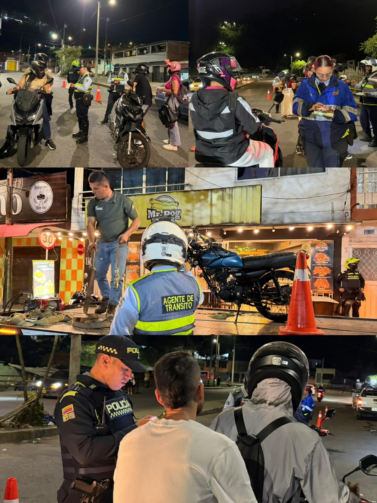 Operativos en Ibagué dejan más de 20 motos inmovilizadas y un arma incautada