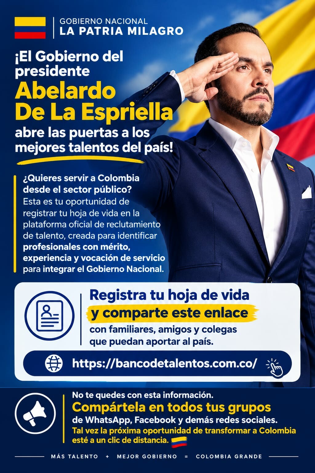 ¿Busca empleo en el Gobierno? Banco de Talentos recibe hojas de vida