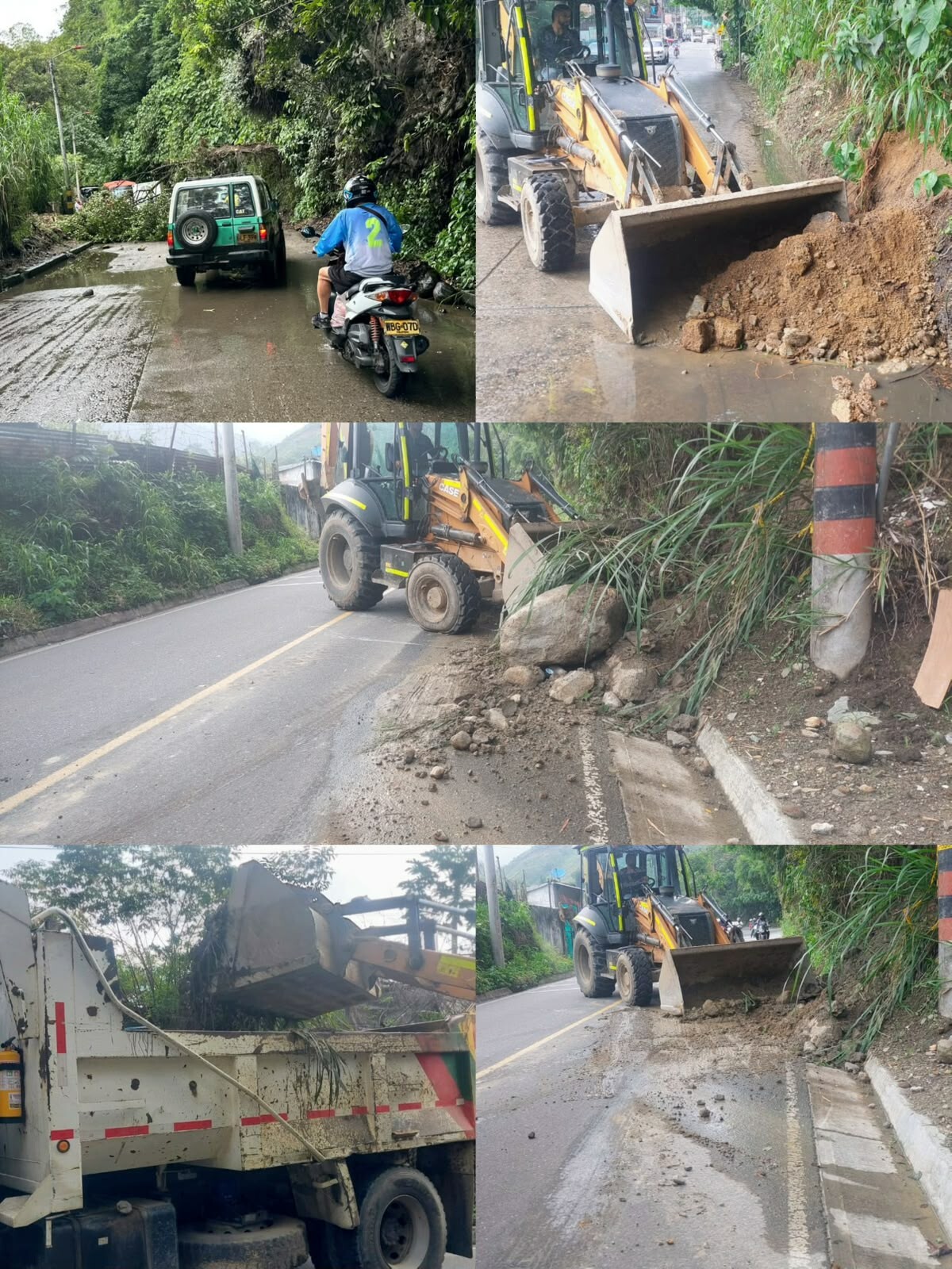 Emergencia en la vía al Cañón del Combeima obligó a intervenir la carretera