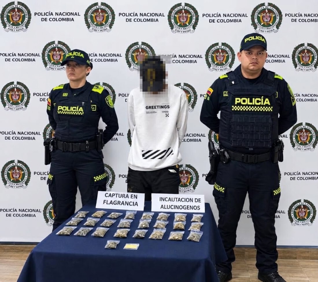 Capturado con 26 bolsas de droga en pleno barrio de Carmen de Apicalá