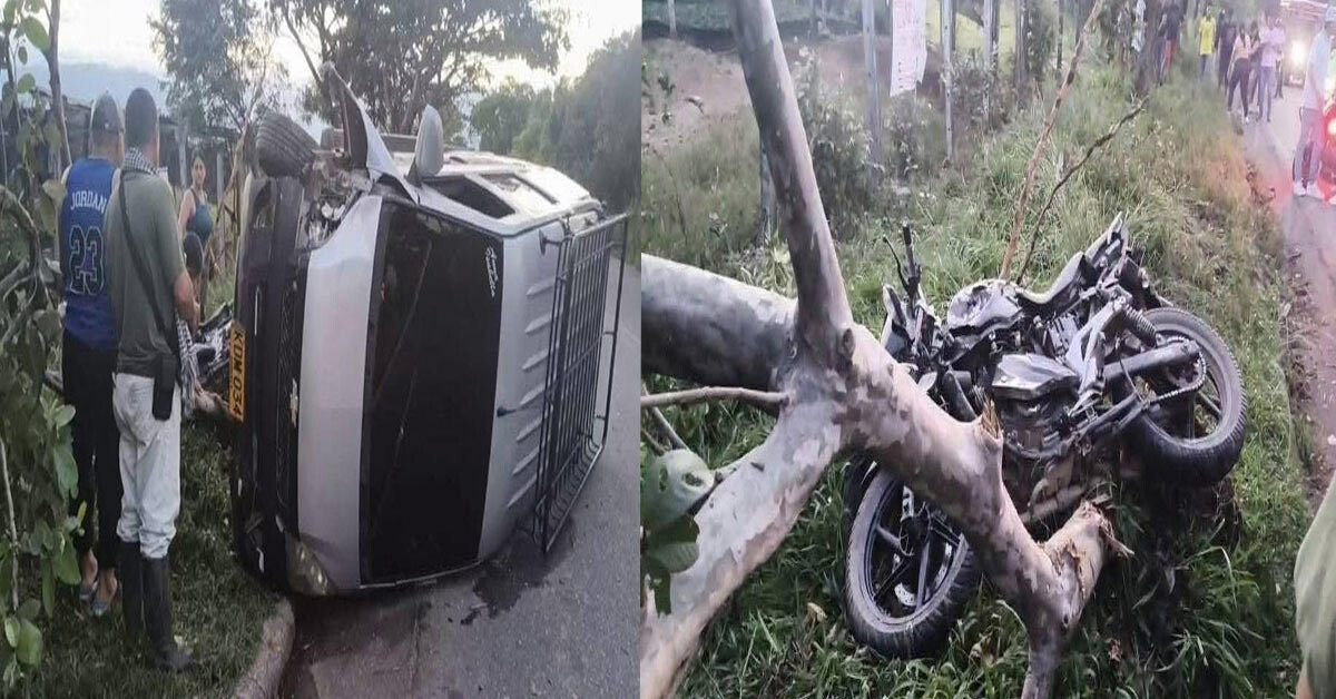 Grave accidente en inicio de Semana Santa , en el sur del Tolima
