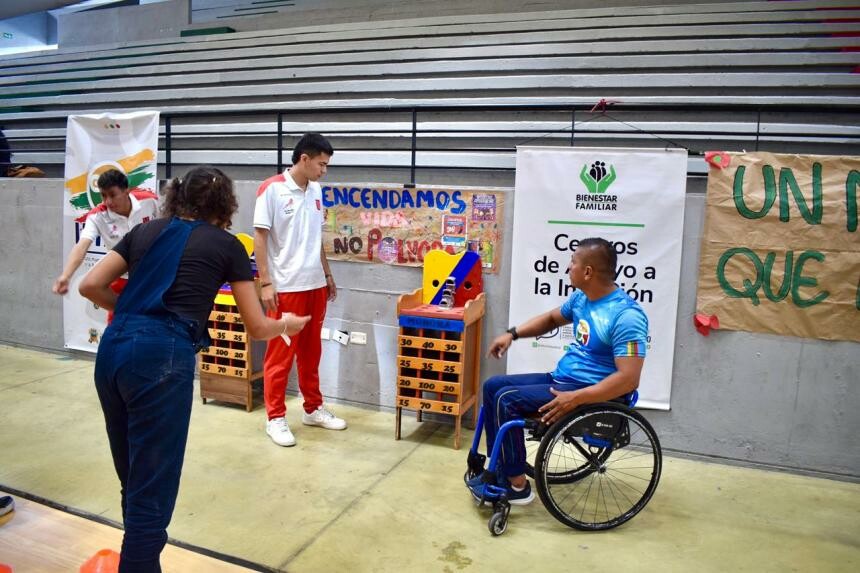 Jornada deportiva conmemoró el Día Internacional de la Discapacidad en Ibagué