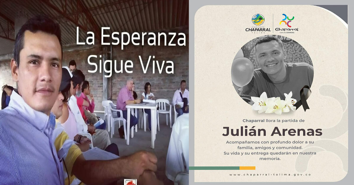 Líder comunitario asesinado en Chaparral conmociona al municipio