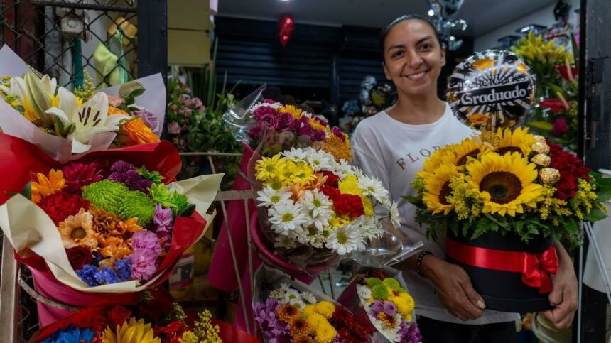 La compra de flores se dispara en El Jardín
