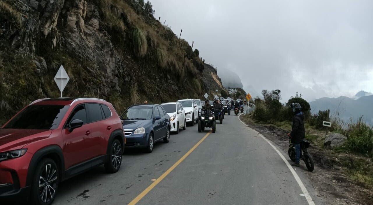 Las autoridades reportaron más de 538 mil vehículos en circulación y doce siniestros viales en vías nacionales y departamentales