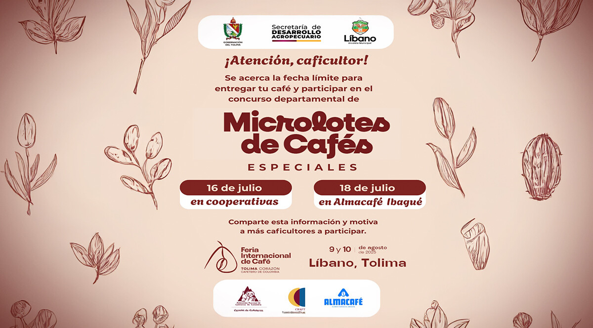 Tu café puede ser el próximo en venderse a 69 dólares la libra: amplían inscripciones al concurso