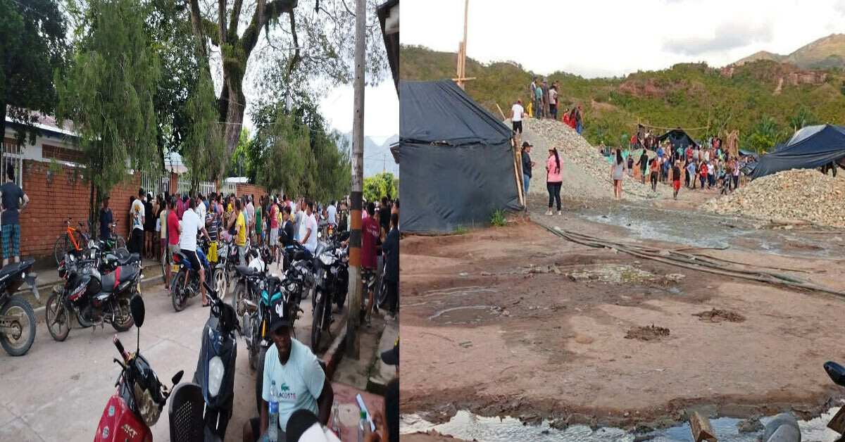 Tragedia en mina del sur del Tolima, hay personas fallecidas