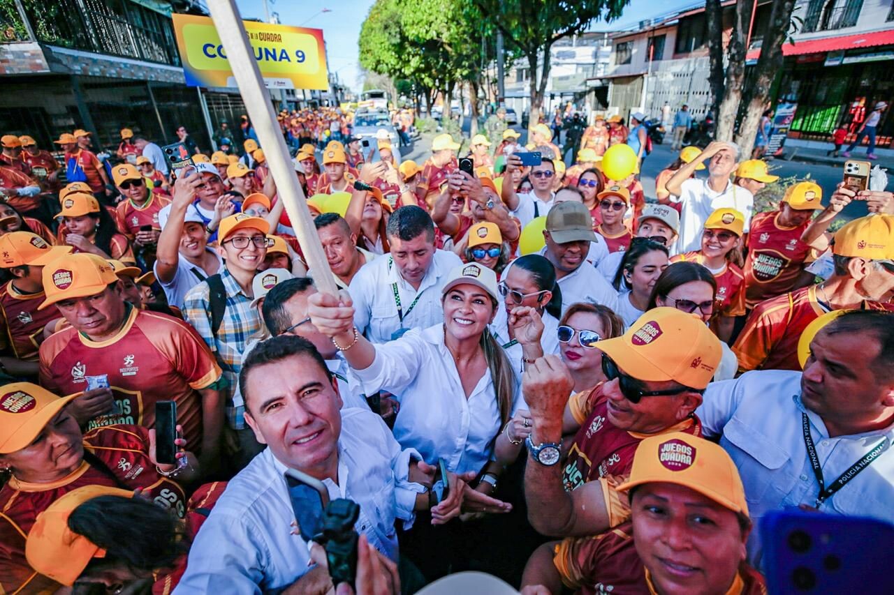 Una multitud vivió la inauguración de los Juegos de la Cuadra.