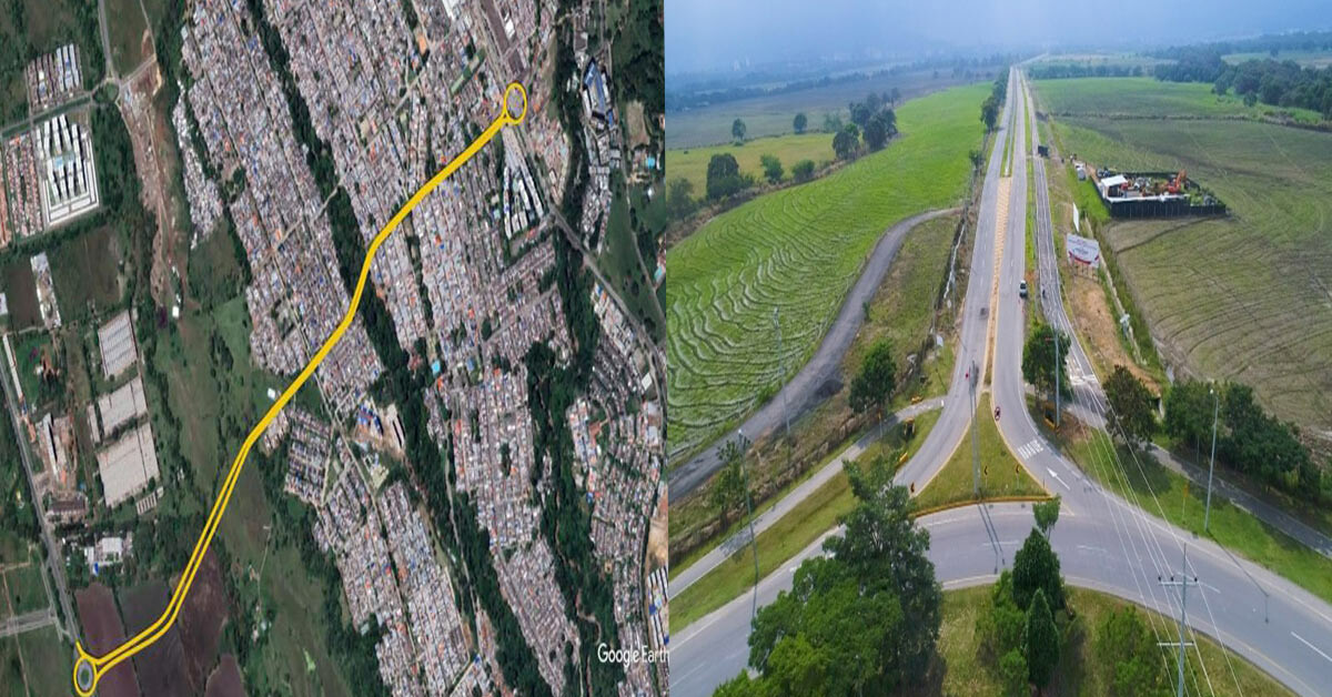 30 años después, se construye el tramo más grande de la avenida 103