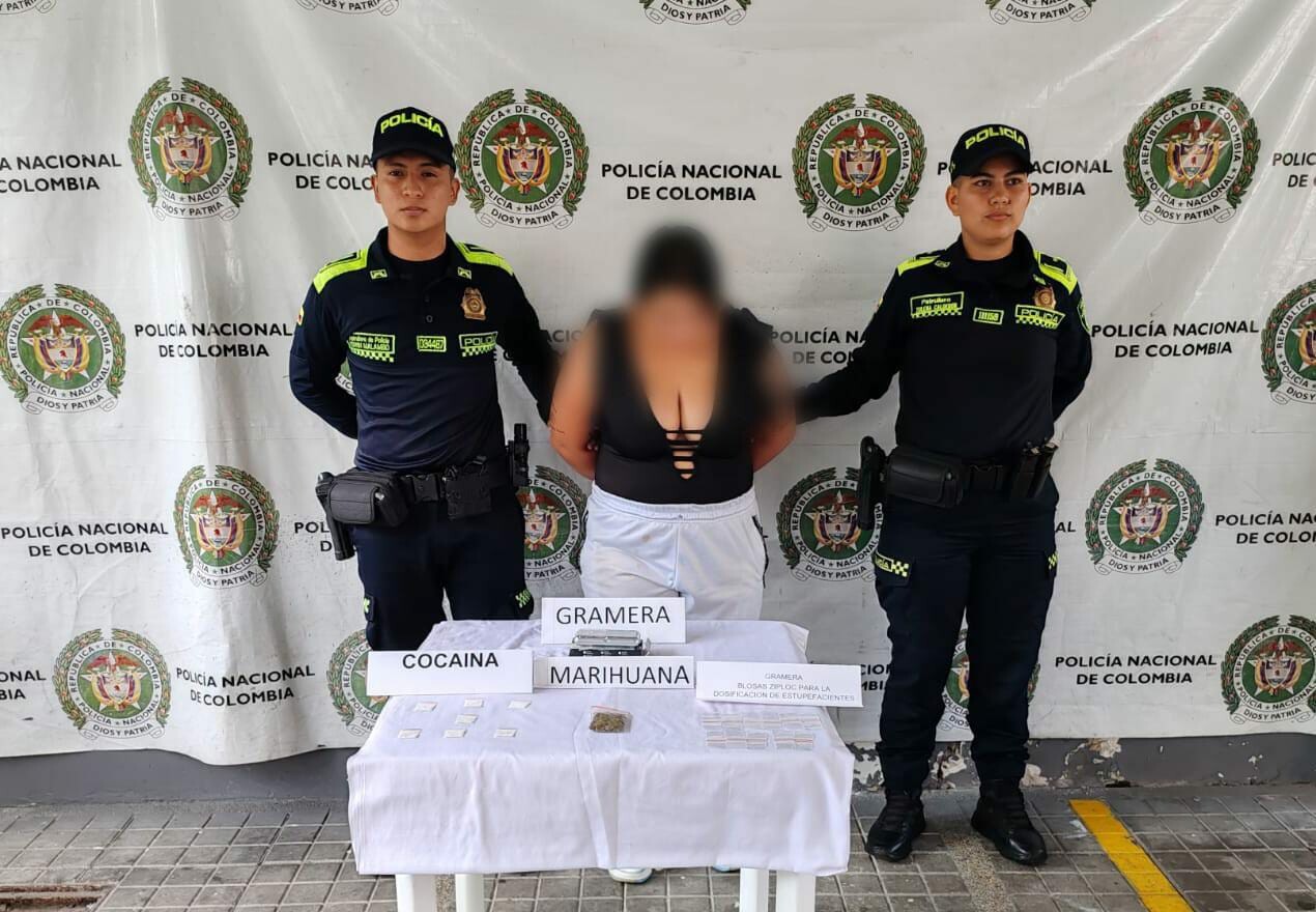 Operativo conjunto entre la Policía del Tolima y la Fuerza Aérea dejó una capturada