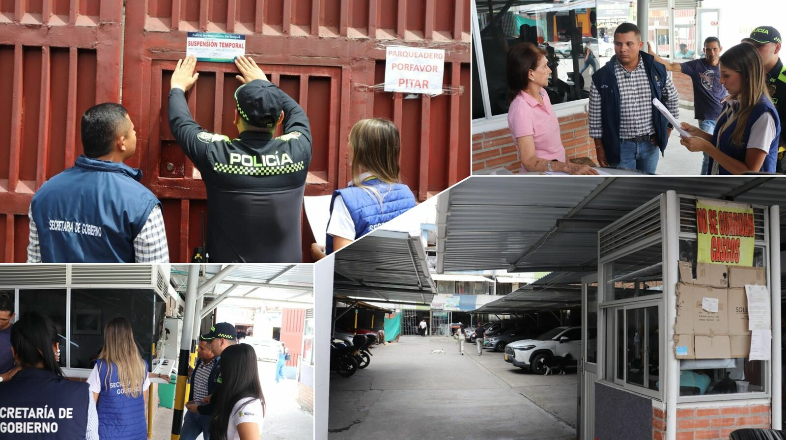 Autoridades cierran parqueadero en el centro de Ibagué por cobros irregulares