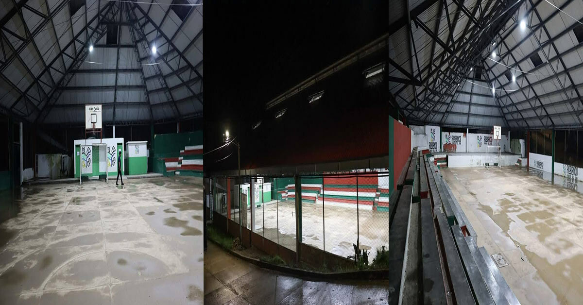 En el sur de Tolima Lluvias dejan en alerta al Coliseo Pío León Vargas en Rioblanco