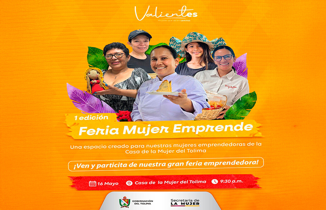 Primera Feria Mujer Emprende: un espacio para visibilizar el talento y liderazgo femenino del departamento