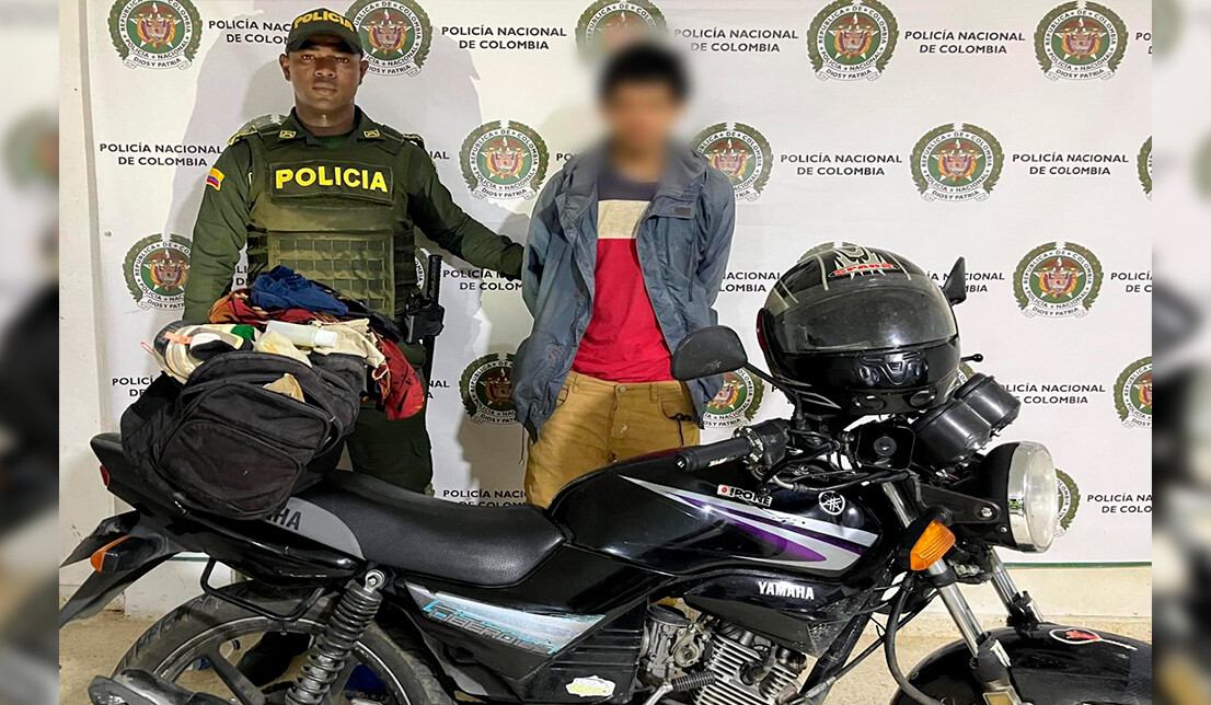 Captura oportuna frustró hurto de motocicleta en Purificación