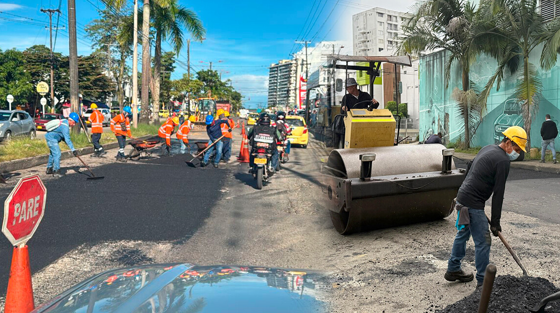 Más de 100 huecos reparados esta semana