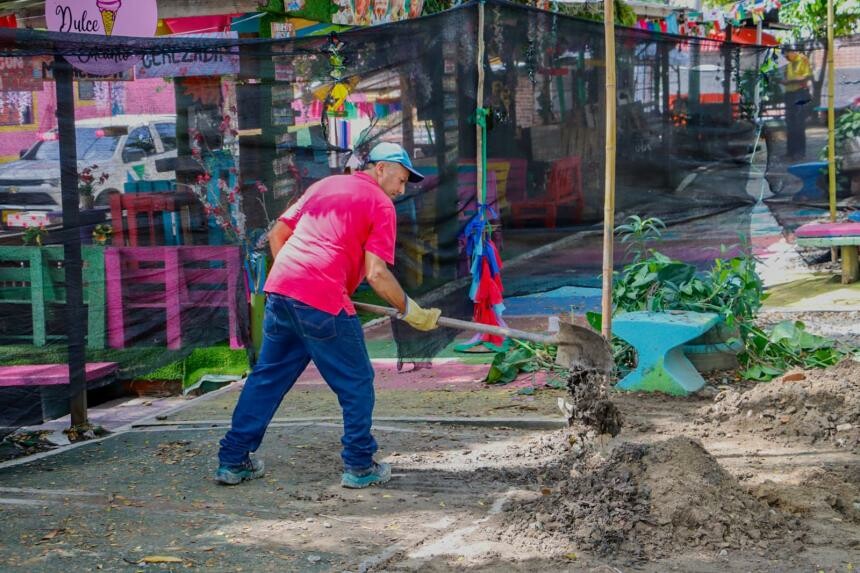 San Bernardo renueva parque principal para impulsar turismo y comercio local