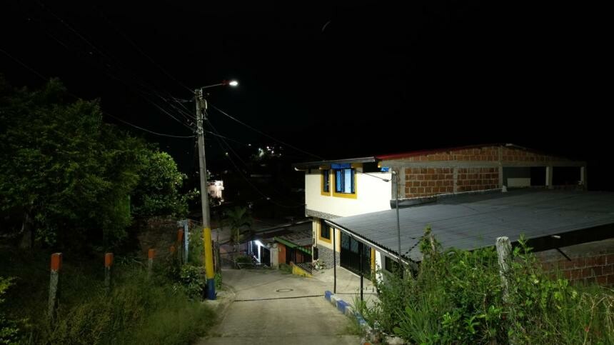 Se completó modernización del sistema de iluminación y mantenimiento en la comuna Dos