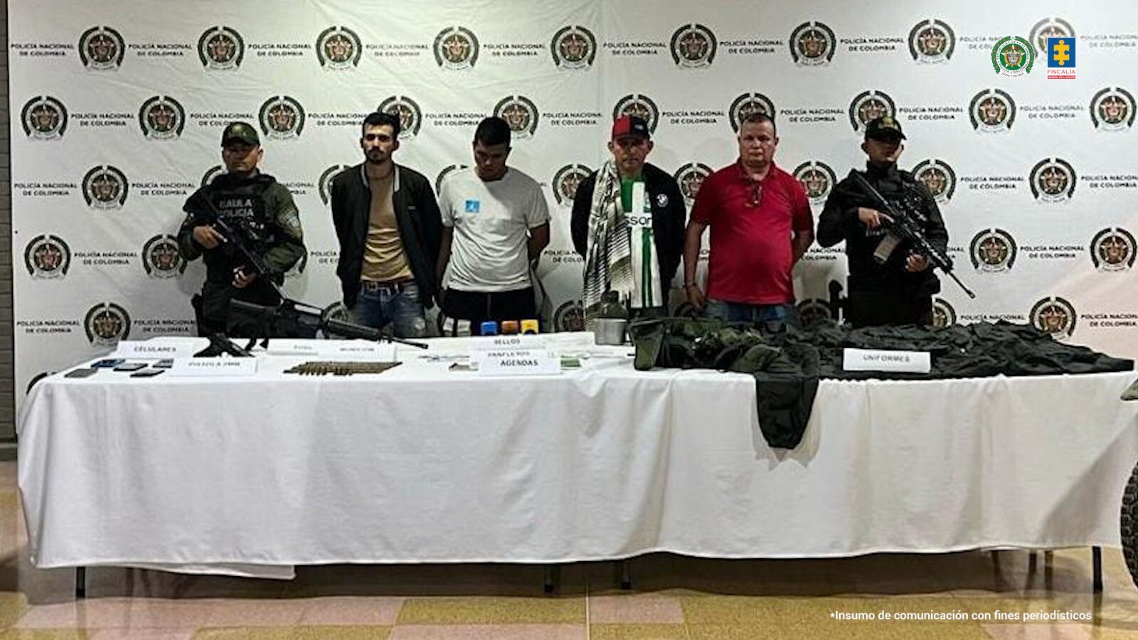 Sembraban el terror a nombre de las FARC, en municipios del Tolima