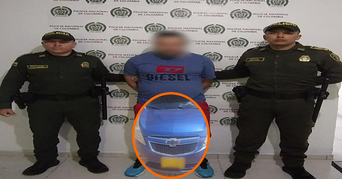 Lo atraparon manejando un carro robado en Ibagué: tenía denuncia en Manizales.